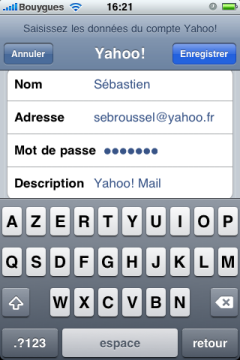 comment installer yahoo mail sur iphone