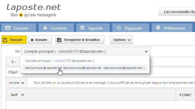 creer adresse email laposte net