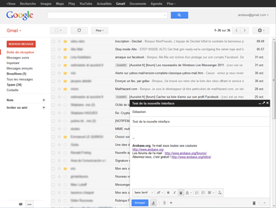 Gmail - Nouveau message