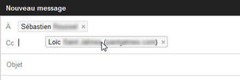 Gmail - destinataires