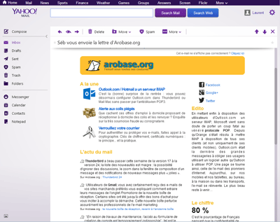 Yahoo Mail 2013