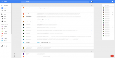 Nouveau Gmail - dossiers + hangouts