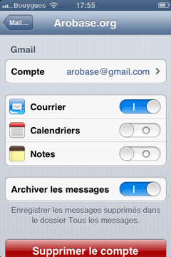 Archiver les messages