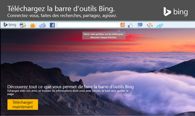 Télécharger la Bing Toolbar