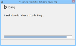Installation de la Bing Toolbar