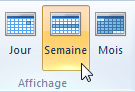 Mode d'affichage du calendrier