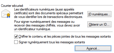 Courrier sécurisé