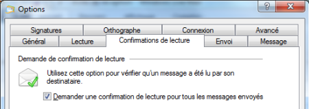 Confirmation de lecture pour tous les messages envoyés