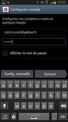 Adresse du compte