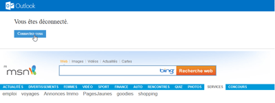 Hotmail - Connexion
