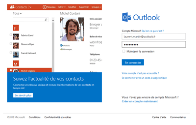 Connexion Outlook.com