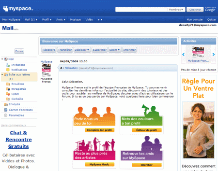 MySpace Mail