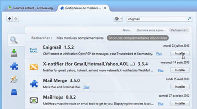 Extension Enigmail