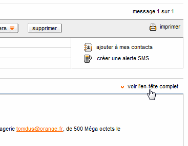 voir l'en-tête