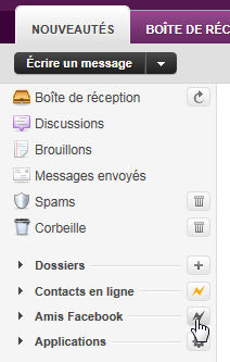 Chatter avec vos amis Facebook depuis Yahoo Mail