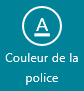 Couleur de la police