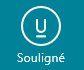 Souligné