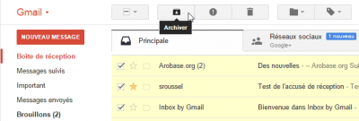 Archiver message Gmail