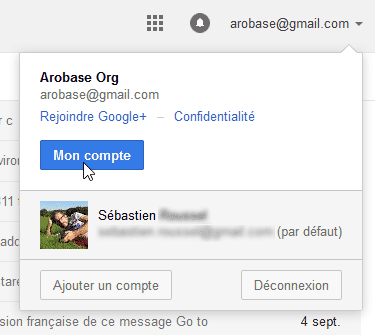 Gmail - Mon compte