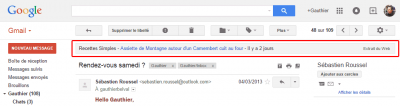 Gmail - Zone Extraits du web