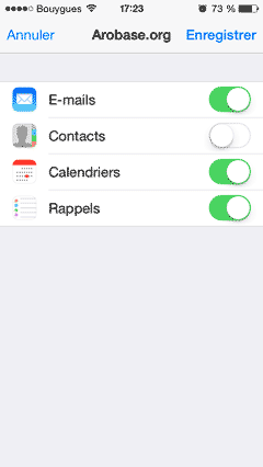 configurer compte gmail sur iphone 5s