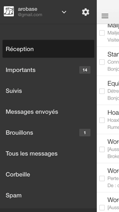 Dossiers Gmail