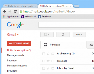 Onglets Gmail