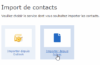 Importer depuis fichier