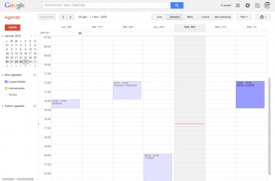 Google Agenda