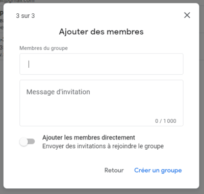 Ajouter des membres Google Groups