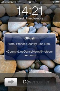 Notification GPush