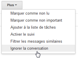 Ignorer la conversation