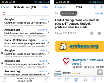 InoMail pour Android