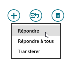 Nouveau message et répondre
