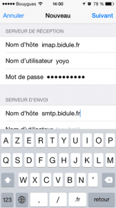 Serveurs IMAP et SMTP