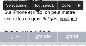 Sélectionner le texte