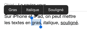 Gras Italique Souligné