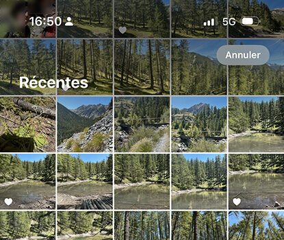 Sélection photos iPhone