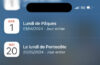 iPhone résultats de la recherche Mail