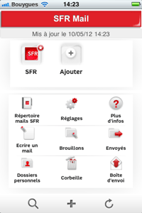 Accueil SFR Mail