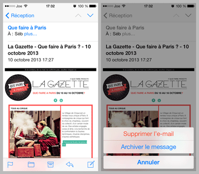 Archiver et Supprimer