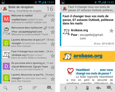 K-9 Mail pour Android