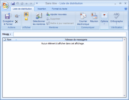 Liste de distribution