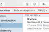 Barre des favoris