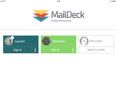 Accueil MailDeck