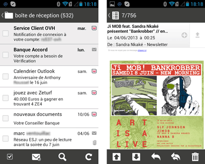 Mail Orange pour Android