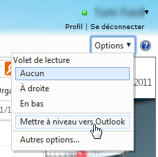 Mettre à niveau vers Outlook