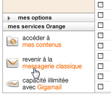messagerie classique