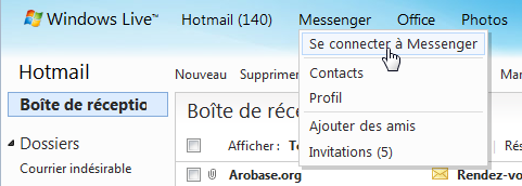 Se connecter à Messenger (Web)