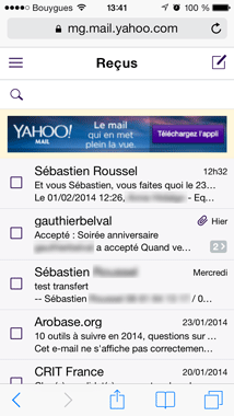 Yahoo! Mail Mobile